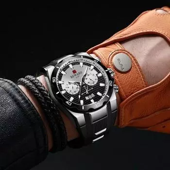 Мужские роскошные часы наручные уретановые подарок мужская мода 3008