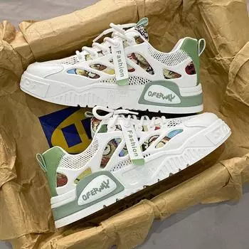 Мужские роскошные кроссовки для бега, дышащие кроссовки для скейтборда, массивные удобные повседневные кроссовки для мужчин, теннисная обувь Masculino, мужская обувь 39 хаки