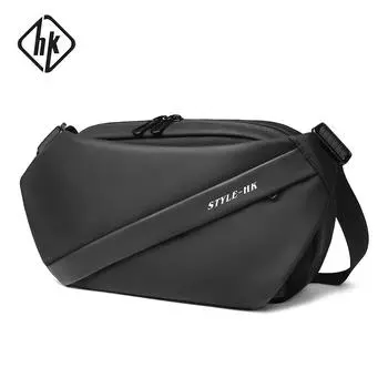 Мужские роскошные многофункциональные сумки через плечо, водонепроницаемая черная мужская сумка через плечо премиум-класса, модная мужская сумка-мессенджер нагрудная сумка