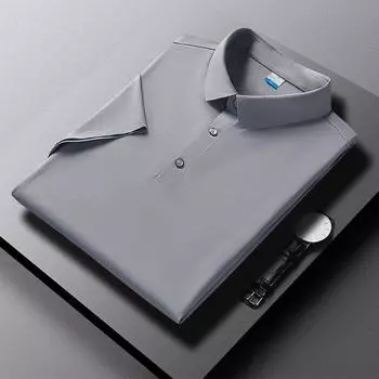 Мужские рубашки поло большого размера, классическая футболка с коротким рукавом, дышащие, крутые, быстросохнущие, нейлоновые поло, летняя мужская футболка для гольфа, большие 7xl 8xl 8XL белый