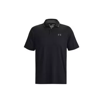 Мужские рубашки-поло с короткими рукавами Under Armour Iso Chill, черные 1377364-001 L