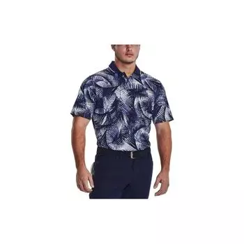 Мужские рубашки-поло с принтом Under Armour SS23 Iso-Chill, темно-синие 1377367-410 M