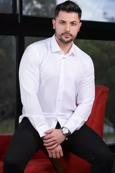 Мужские рубашки с длинным рукавом