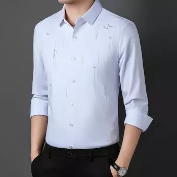 Мужские рубашки с длинными рукавами. Осенние новые корейские стильные рубашки. Повседневные куртки. Мужские универсальные топы. M