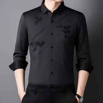 Мужские рубашки с длинными рукавами. Осенние новые корейские стильные рубашки. Повседневные куртки. Мужские универсальные топы. M