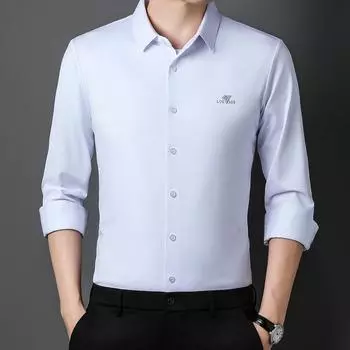 Мужские рубашки с длинными рукавами. Осенние новые корейские стильные рубашки. Повседневные куртки. Мужские универсальные топы. M