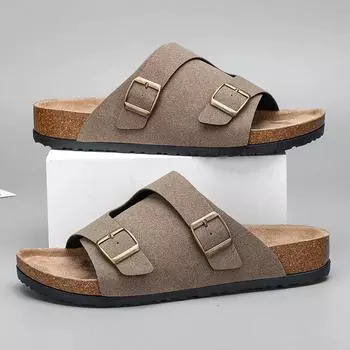 Мужские сандалии 2024 года, распродажа летней обуви, мужские летние тапочки, сандалии на плоской подошве, мужская спортивная обувь, повседневные кроссовки, сандалии на платформе. Тапочки 41-42