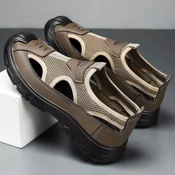 Мужские сандалии 2025 года, новые туфли для сноркелинга, обувь для пляжа, обувь для пешего туризма, обувь для заброда 39