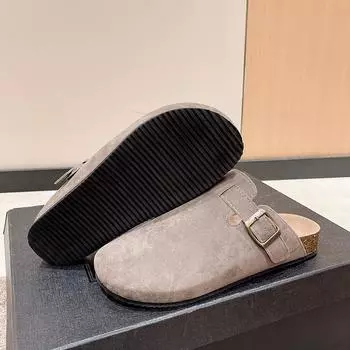 Мужские сандалии Cork Clogs, летние пляжные тапочки без застежек, домашние тапочки на плоской подошве с поддержкой свода стопы, модные брендовые туфли Cork Clogs для мужчин 36 жёлтый