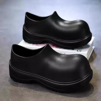 Мужские сандалии Клоги Повседневные пляжные тапочки Нескользящие полые тапочки Водная обувь Унисекс Сандалии для плавания Босоножки Водная обувь Домашние шлепанцы Поварская обувь 36-37 чёрный