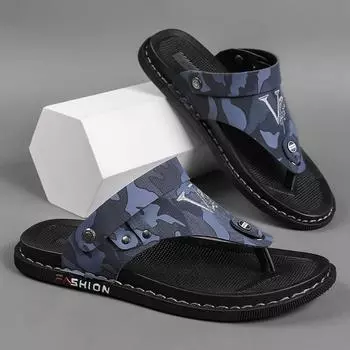 Мужские сандалии, летние пляжные праздничные сандалии для отдыха, мужская обувь, новинка 2023 года, уличные кроссовки, мужские удобные повседневные сандалии в стиле ретро 44 чёрный
