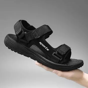 Мужские сандалии, летние пляжные праздничные сандалии для отдыха, мужская обувь, уличные кроссовки, мужские удобные повседневные сандалии в стиле ретро, мужские сандалии 40 коричневый