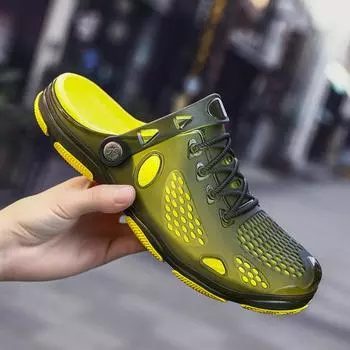 Мужские сандалии, летние тапочки, мужская уличная пляжная повседневная обувь, дешевые мужские сандалии, обувь для воды Sandalia Masculina 40