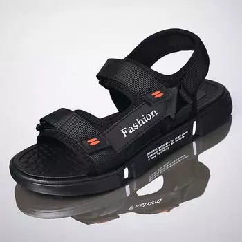 Мужские сандалии, модные спортивные сандалии, тапочки, мужские повседневные сандалии для детей 39 синий/чёрный