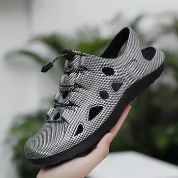 Мужские сандалии, новые модные легкие сандалии большого размера, мужские уличные пляжные дышащие пляжные удобные удобные крутые туфли 42