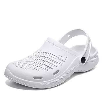 Мужские сандалии с подушками, садовая обувь, эластичные амортизирующие сандалии высокого качества, пляжная обувь, уличная обувь Andalia Plataforma 36