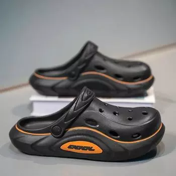 Мужские сандалии-сабо, летние тапочки для улицы, пляжная обувь Aqua, мужские шлепанцы, сандалии для сада, повседневные шлепанцы 40-41 белый