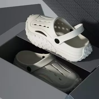 Мужские сандалии Smile Pop на толстой подошве, мягкие сандалии EVA Cloud для мужчин, летние, удобные, модные, повседневные, нескользящие, пляжные туфли 40-41