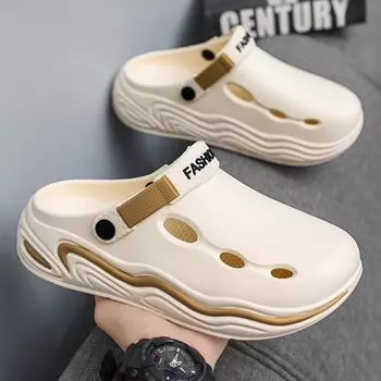 Мужские сандалии, тапочки для мужчин, сандалии на плоской подошве, мужские туфли, толстая подошва, износостойкие, мягкие и удобные, нескользящие, унисекс, новые 3839