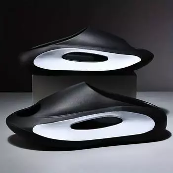 Мужские сандалии, толстые тапочки, мужские тапочки, тапочки унисекс, обувь из ЭВА, 3 цвета, размер 36-45 39 белый