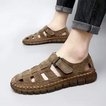 Мужские сандалии в стиле рыбака 39 серый