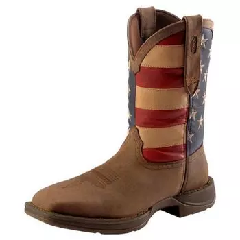 Мужские сапоги ручной работы в стиле ретро рыцарь с вышивкой, круглым носком, повседневные зимние ковбойские сапоги Botas Hombre 38 коричневый