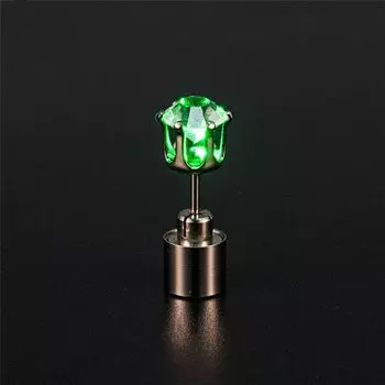 Мужские серьги DJ Танцевальная вечеринка Светящиеся серьги Серьги Женские Серьги-пусеты Светящиеся серьги