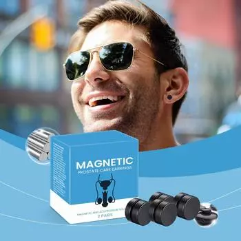 Мужские серьги для ухода за телом Уход за телом для мужчин Ежедневный комфорт Легкие модные аксессуары Клипсы для ушей чёрный