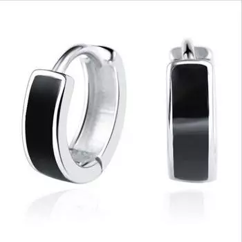 Мужские серьги-кольца, ювелирные изделия, женские модные серьги из стерлингового серебра 925 пробы для мужчин, аксессуары, очаровательный женский подарок