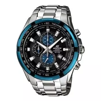 Мужские серебристые часы с хронографом, Silver Chronograph Men s Watch, Casio
