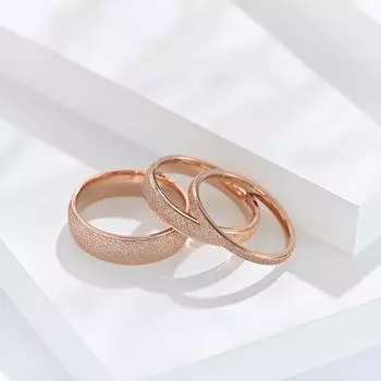 Мужские серебряные модные розово-золотые простые титановые стальные подарочные классические ювелирные изделия узкое широкое обручальное кольцо для женщин матовое уникальное 6# 2mm серебряный