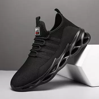 Мужские сетчатые кроссовки для бега, модная повседневная обувь, дышащие кроссовки, удобная легкая обувь для ходьбы, мужская обувь 40-47 42