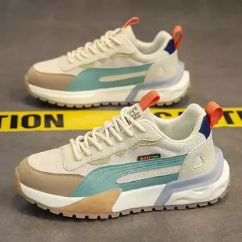 Мужские сетчатые кроссовки, дышащая мужская обувь, мужские кроссовки на шнуровке, удобная мужская вулканизированная обувь, износостойкие кроссовки Zapatillas 39US65