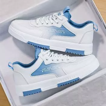 Мужские сетчатые кроссовки, модные дышащие мужские вулканизированные туфли, удобные новые летние удобные универсальные белые туфли 39