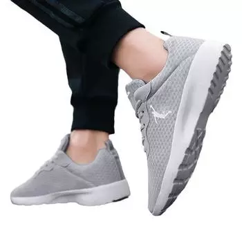 Мужские сетчатые повседневные кроссовки. Дышащая обувь для папы. Кроссовки летом. 38 чёрный