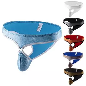 Мужские сексуальные брюки, модные шорты, джинсы, эластичное нижнее белье большого размера с низкой талией и принтом L чёрный