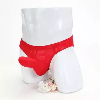 Мужские сексуальные брюки, модные шорты, джинсы, эластичное нижнее белье большого размера с низкой талией и принтом M