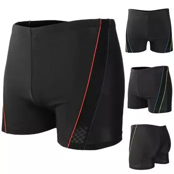 Мужские сексуальные нейлоновые дышащие трусы с принтом и встроенными лучами, плавки