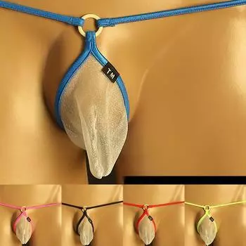 Мужские сексуальные стринги, нижнее белье с Т-образной спинкой, дышащее нижнее белье с низкой посадкой, трусы, трусы XL