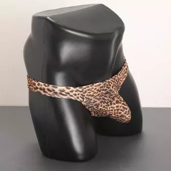 Мужские сексуальные стринги с леопардовым принтом - Новое поступление M