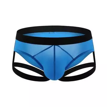 Мужские сексуальные трусы с ремешками, мужские трусы, нижнее белье, бикини с низкой посадкой M