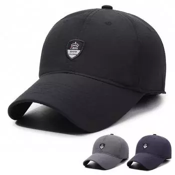 Мужские шапки для людей среднего и пожилого возраста, зимние кепки с защитой ушей, утепленные бейсболки с защитой от ветра и холода для улицы, хлопковые кепки, Tide Adjustable тёмно-синий