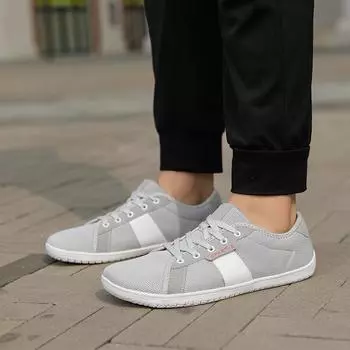 Мужские широкие босоножки на шнуровке, повседневные парусиновые туфли для тренировок, минималистичные кроссовки Zero Drop, нескользящие женские балетки для спортзала 38