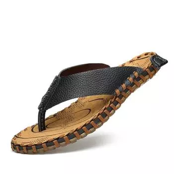 Мужские шлепанцы для отдыха на открытом воздухе, летние, корейская версия, модные, мужские, пляжные, крутые, студенческие, нескользящие, большого размера, с клипсой 38