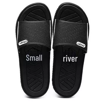 Мужские шлепанцы в спортивном стиле, подходящие по цвету, для дома, улицы и пляжа 44 красный