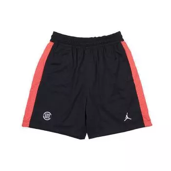 Мужские шорты Air Jordan X Clot Mesh с эластичной резинкой до середины талии, черные, красные AR8399-010 S
