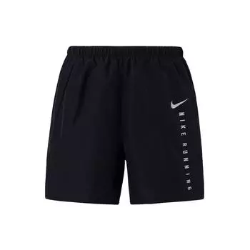 Мужские шорты для бега Nike Challenger Run Division, тканые дышащие, светоотражающие, быстросохнущие, черные DA1311-010 M