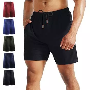 Мужские шорты для фитнеса, бега, бега, спорта, тренировок в спортзале, спортивных штанов, джоггеров, упражнений, штанов M серый