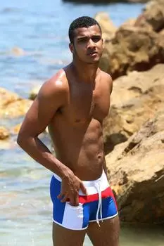 Мужские шорты для плавания Angelsin из разноцветной лайкры