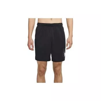 Мужские шорты для тренинга с принтом Nike Dri-Fit, черные CZ2433-010 M
